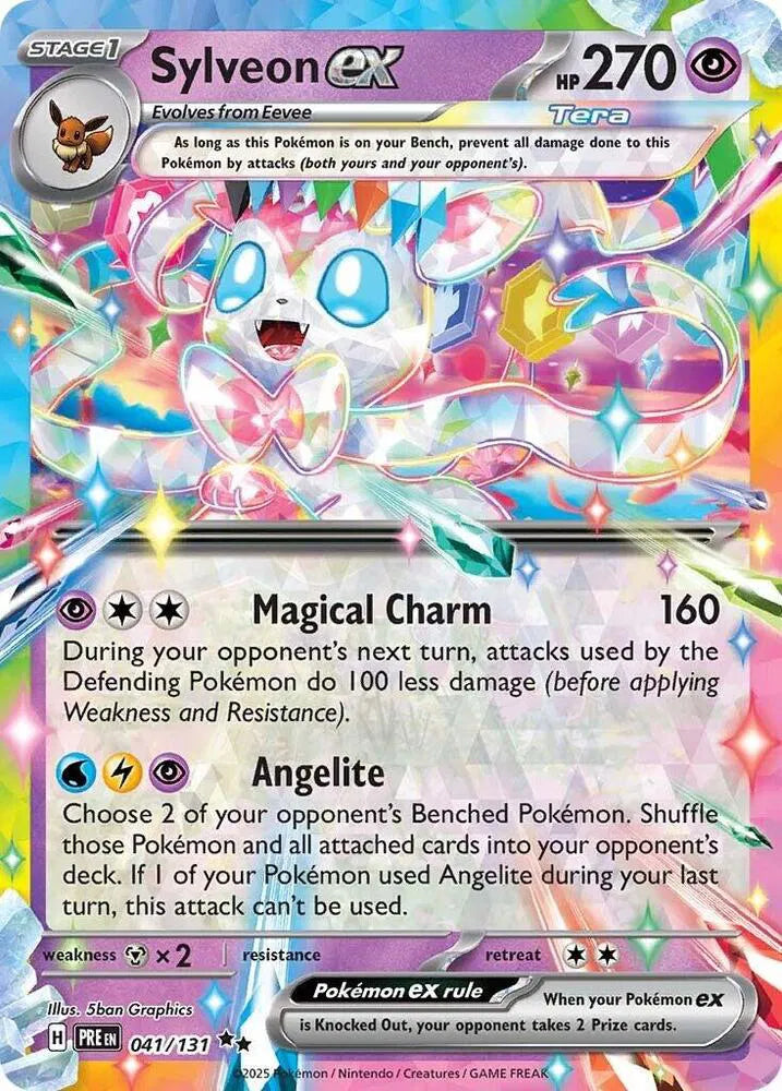Sylveon ex | 041/131 | Prismatic Evolutions