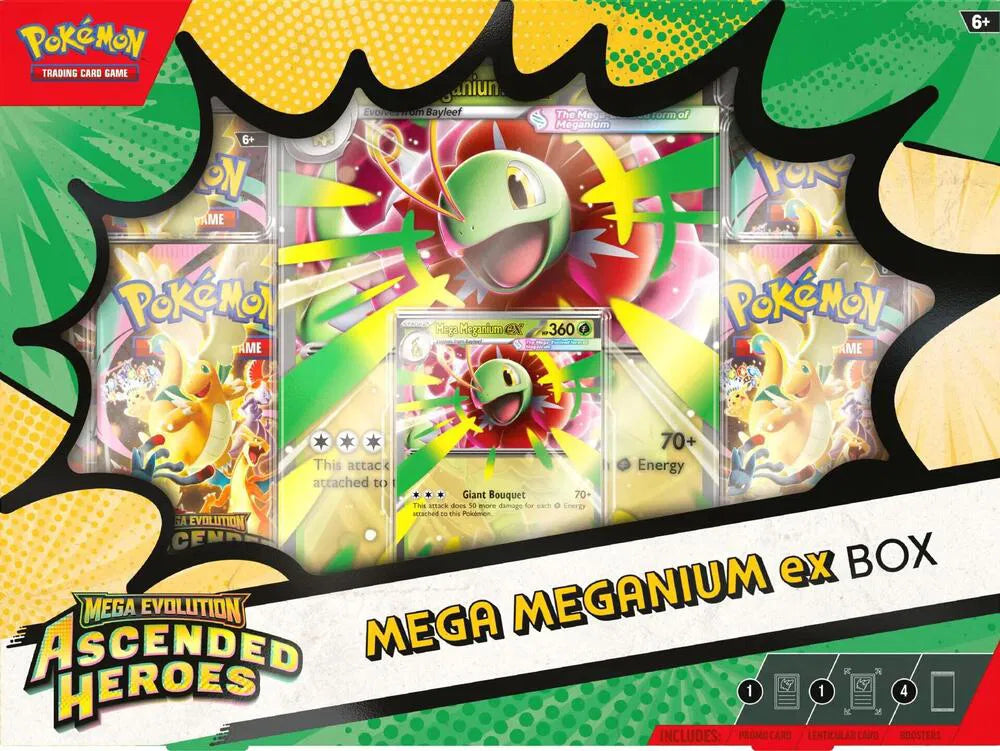 Pokémon Ascended Heroes Mega Meganium ex Box (English)