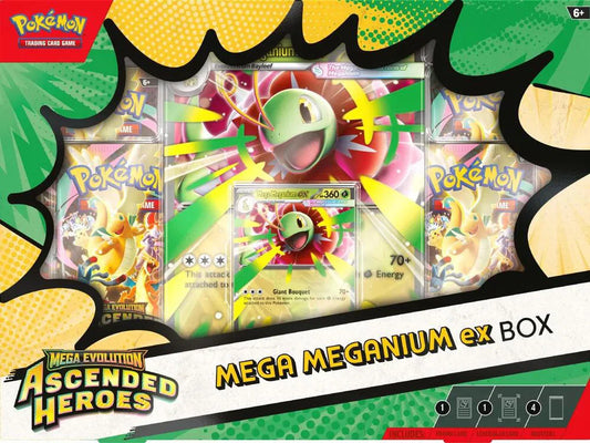 Pokémon Ascended Heroes Mega Meganium ex Box (English)