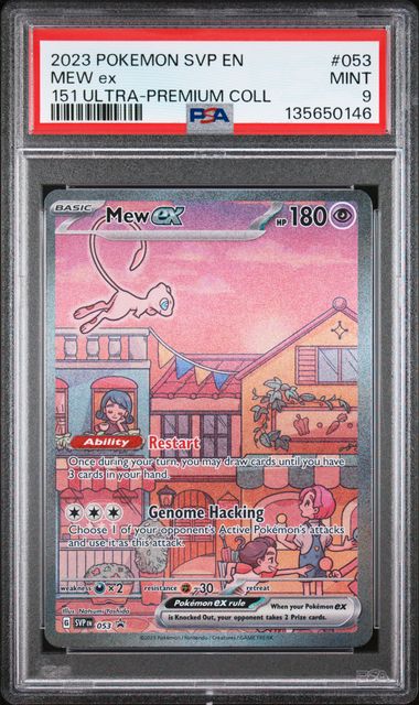 Mew ex | 053 | Scarlet & Violet Promo | PSA 9