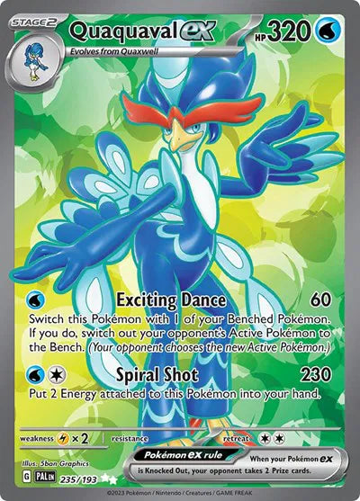 Quaquaval ex | 235/193 | Paldea Evolved