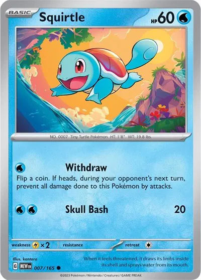 Squirtle | 007/165 | SV: 151