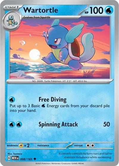 Wartortle | 008/165 | SV: 151