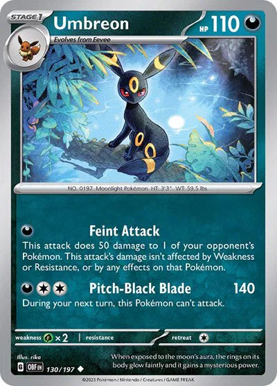 Umbreon | 130/197 | Obsidian Flames