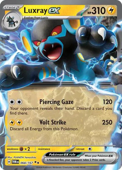 Luxray ex | 068/167 | Twilight Masquerade