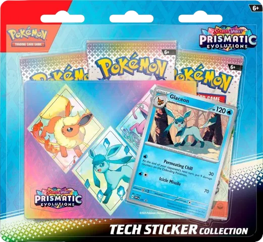 Prismatic Evolutions Tech Sticker Collection [Glaceon] (English)