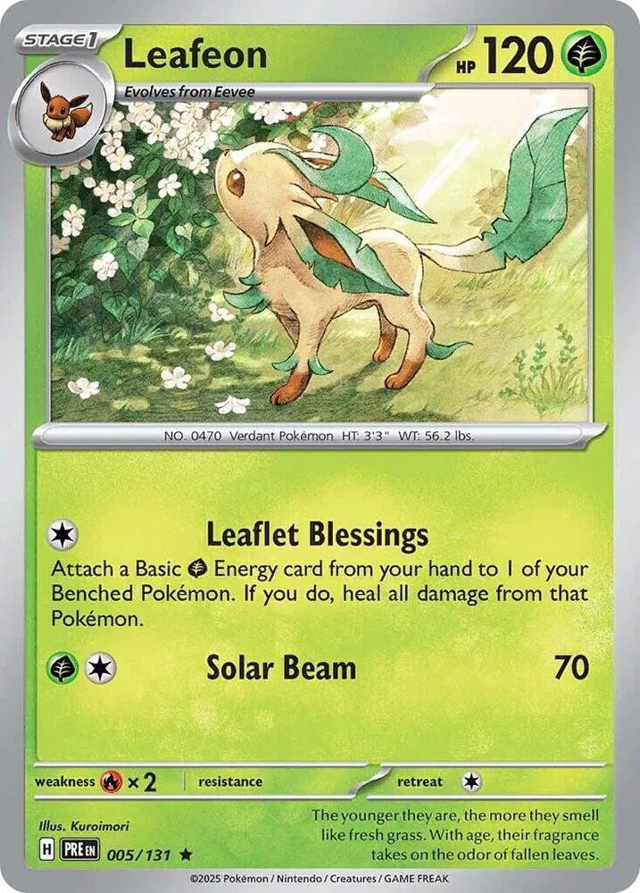 Leafeon | 005/131 | Prismatic Evolutions