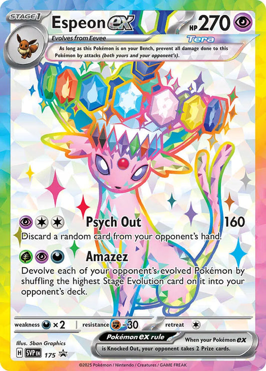 Espeon ex - 175 | SVP 175 | Scarlet & Violet Promo